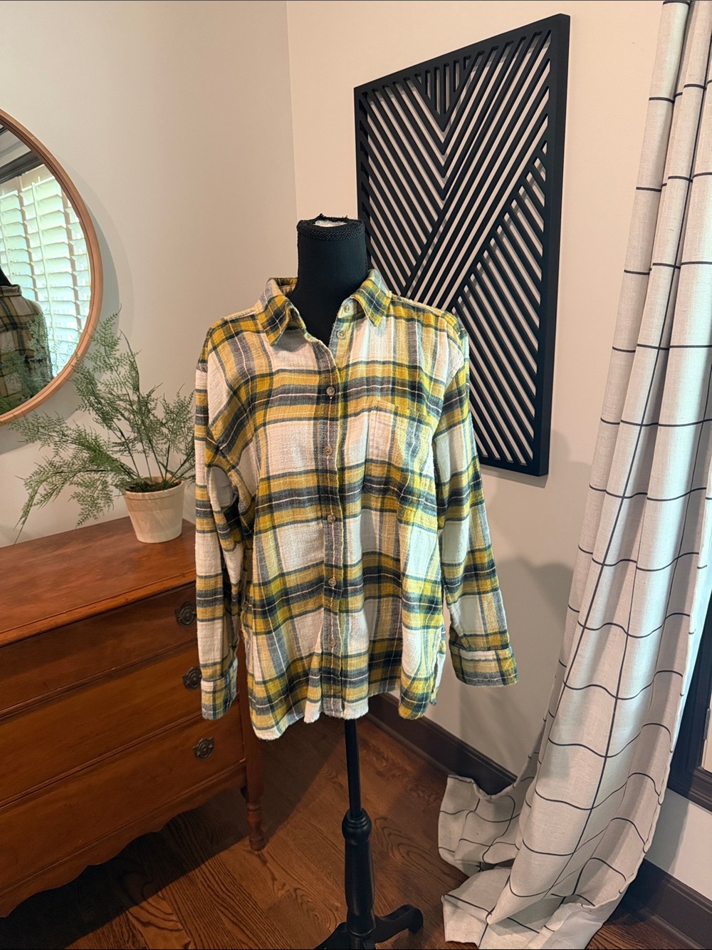 American Eagle boyfriend fit flannel large